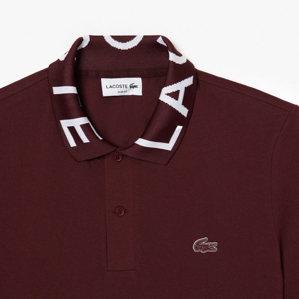 Polo lacoste movement con cuello de jacquard