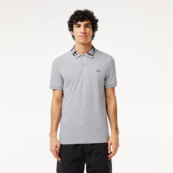 Polo lacoste movement con cuello de jacquard