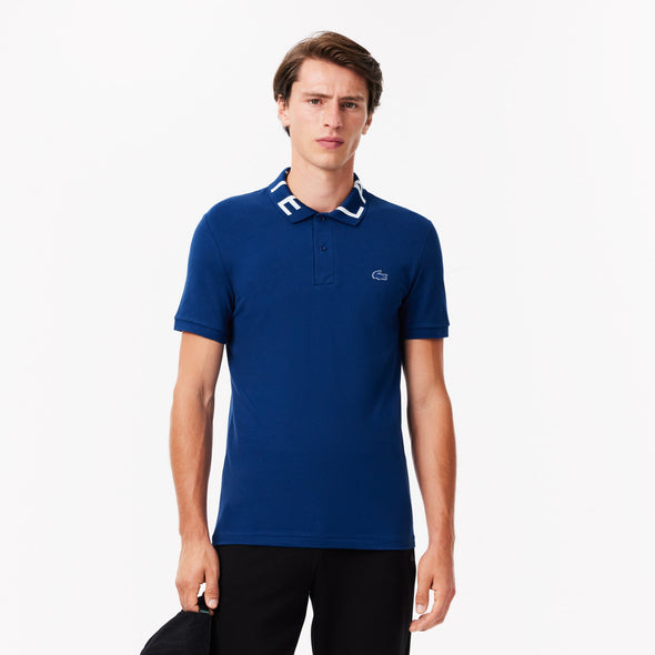 Polo lacoste movement con cuello de jacquard