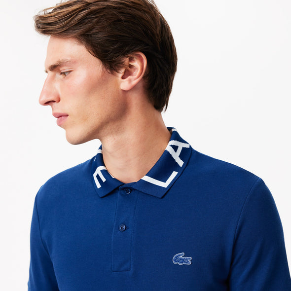 Polo lacoste movement con cuello de jacquard