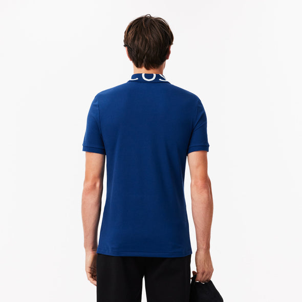 Polo lacoste movement con cuello de jacquard