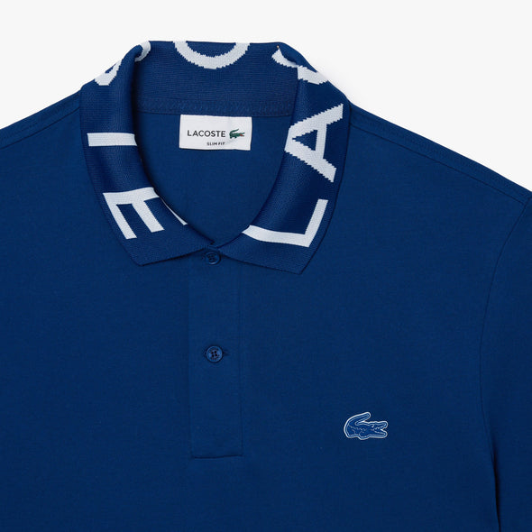 Polo lacoste movement con cuello de jacquard
