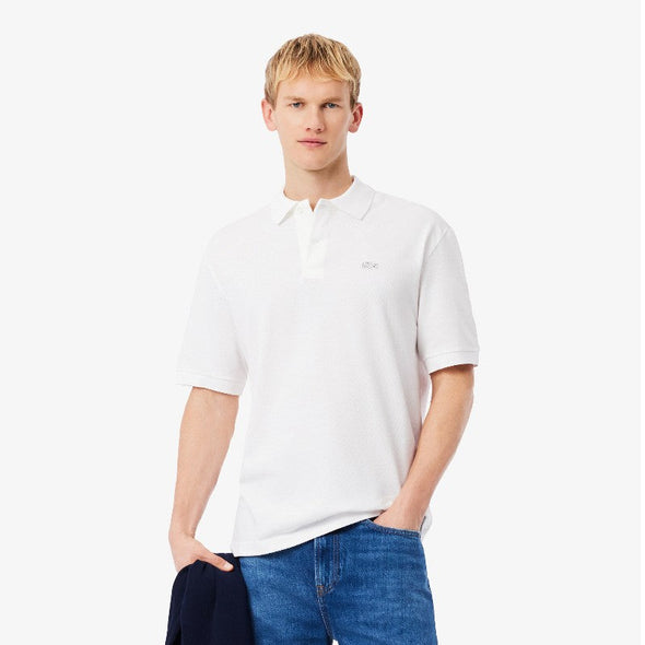 Polo pique lisa loose fit mc - sueter tipo polo