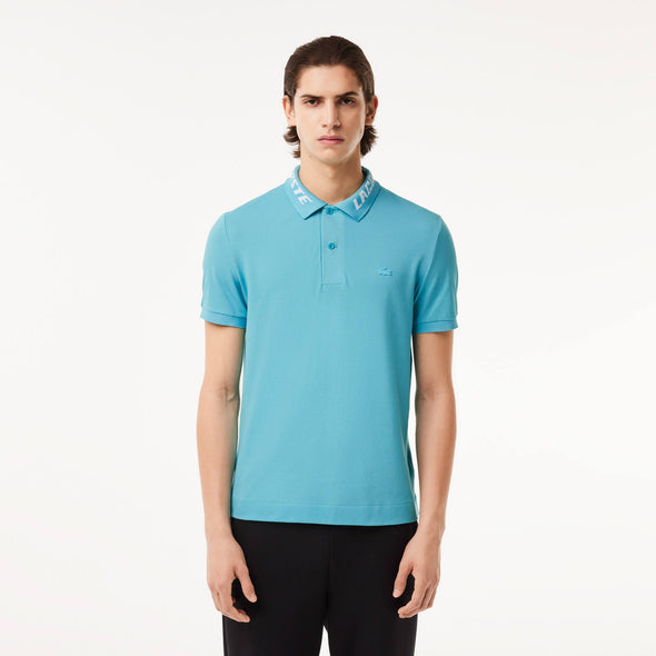 Polo lacoste de hombre slim fit en pique con elastico