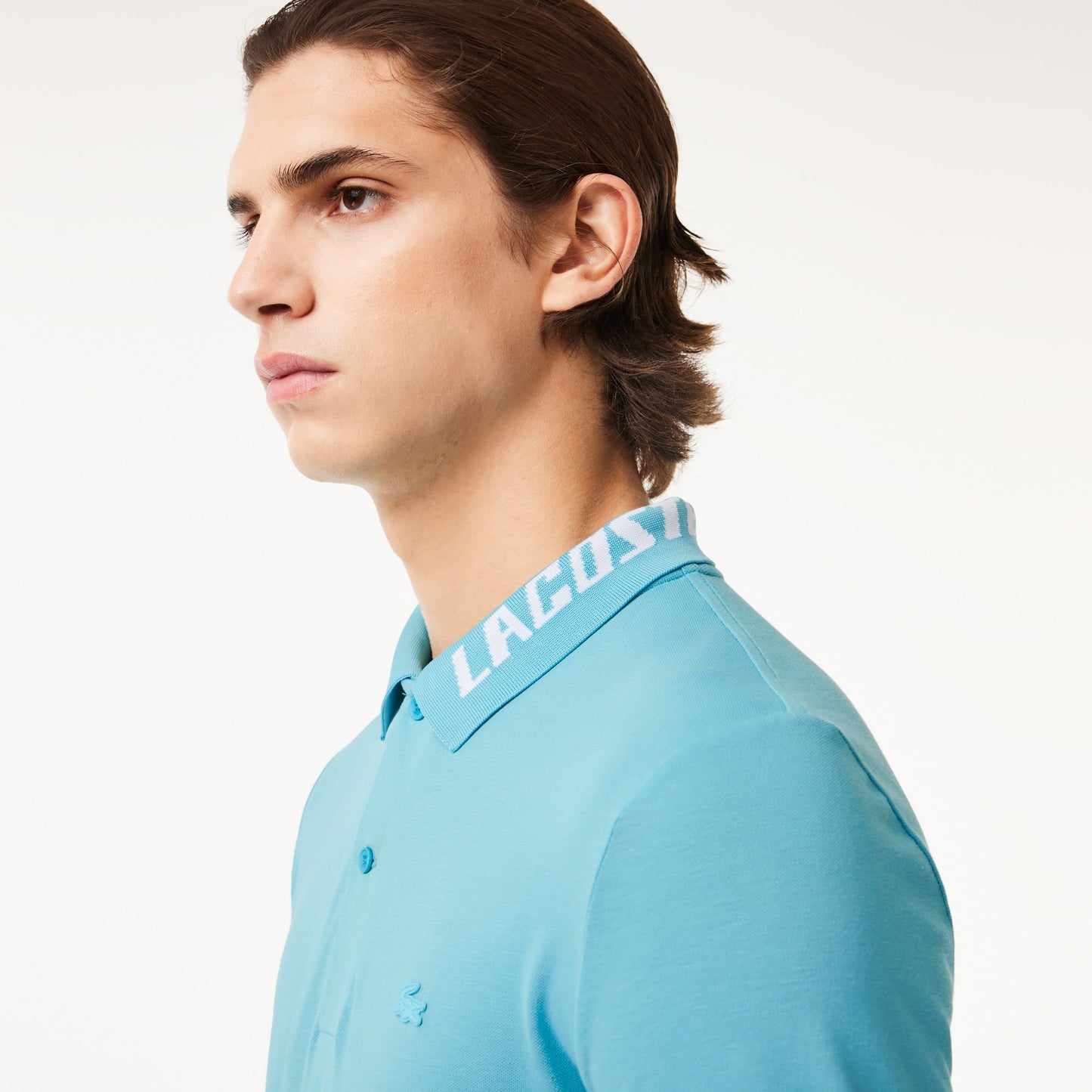 Camiseta tipo polo Lacoste slim fit en piqué