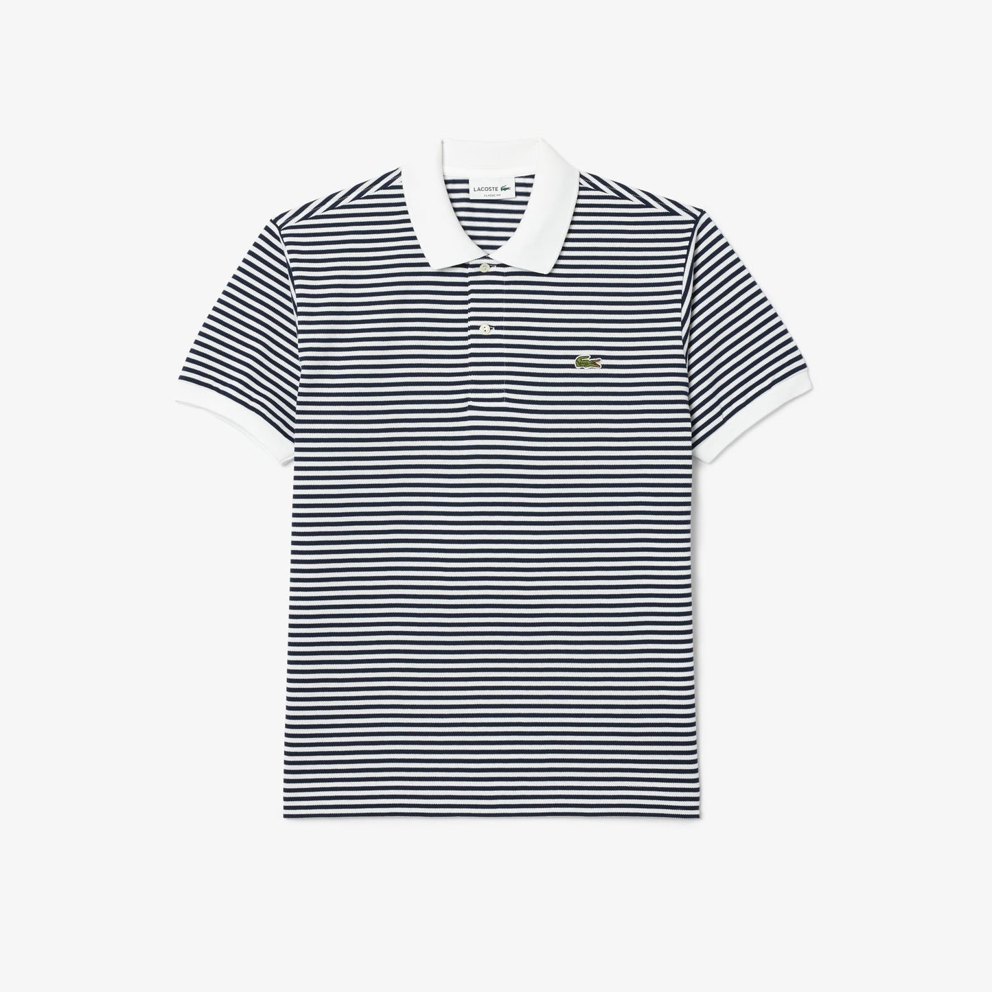 Camiseta tipo polo Lacoste L.12.12 de algodón con rayas