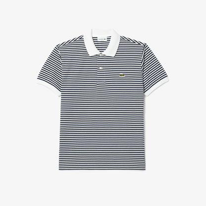 Camiseta tipo polo Lacoste L.12.12 de algodón con rayas