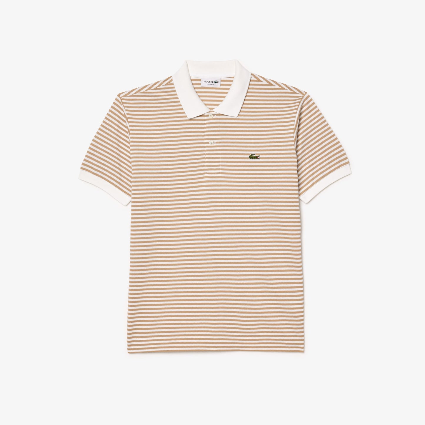 Camiseta tipo polo Lacoste L.12.12 de algodón con rayas