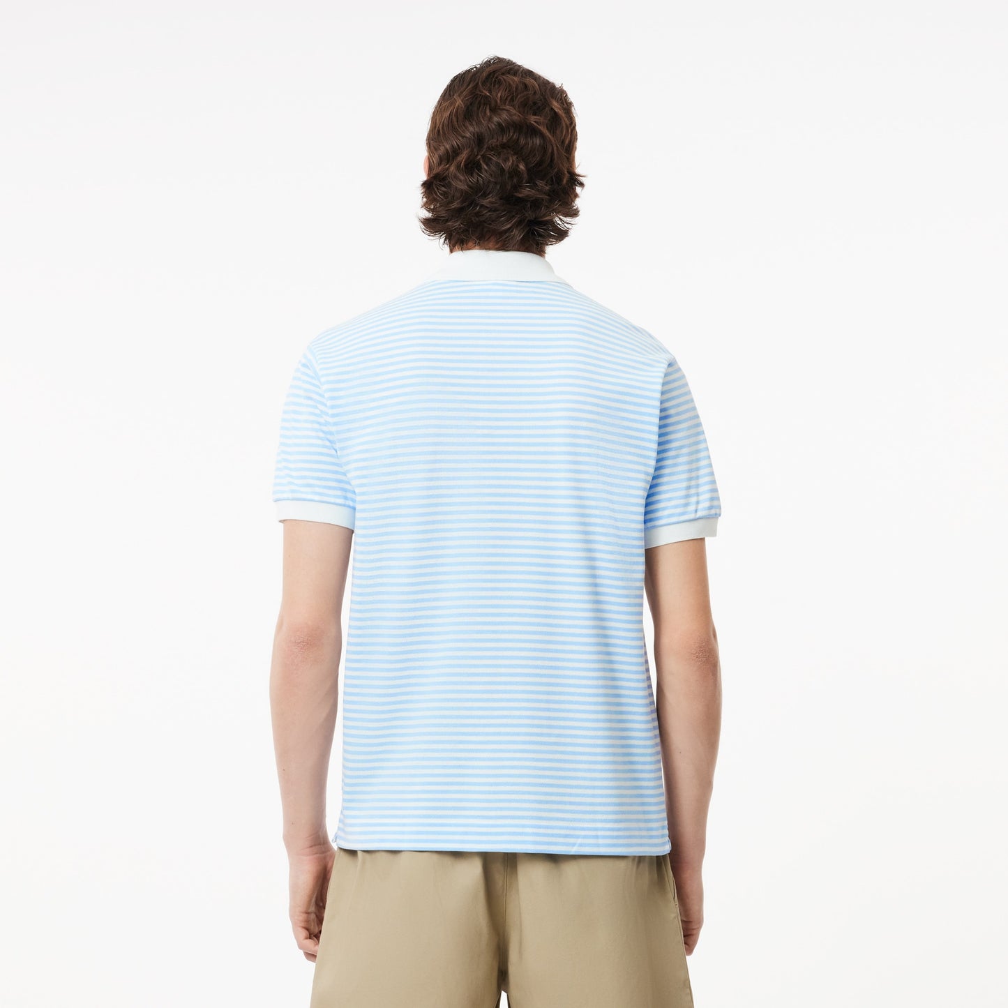 Camiseta tipo polo Lacoste L.12.12 de algodón con rayas