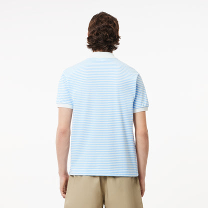 Camiseta tipo polo Lacoste L.12.12 de algodón con rayas