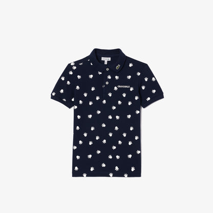 Suéter tipo polo Lacoste para niños