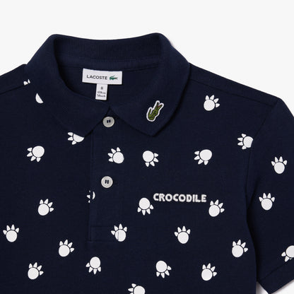 Suéter tipo polo Lacoste para niños