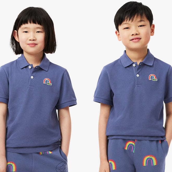Suéter tipo polo Lacoste para niños