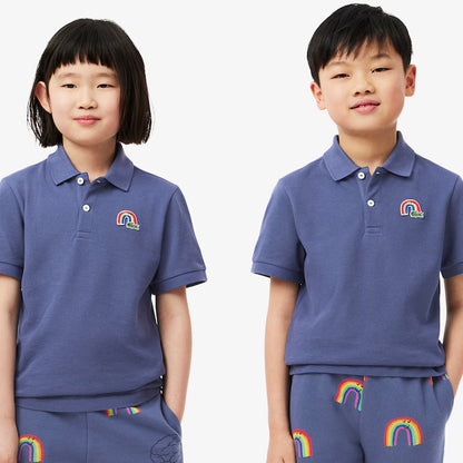 Suéter tipo polo Lacoste para niños