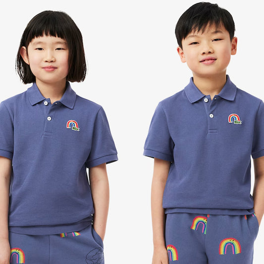 Suéter tipo polo Lacoste para niños