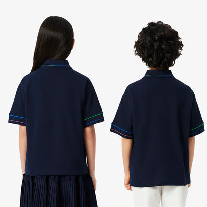 Suéter tipo polo Lacoste para niños