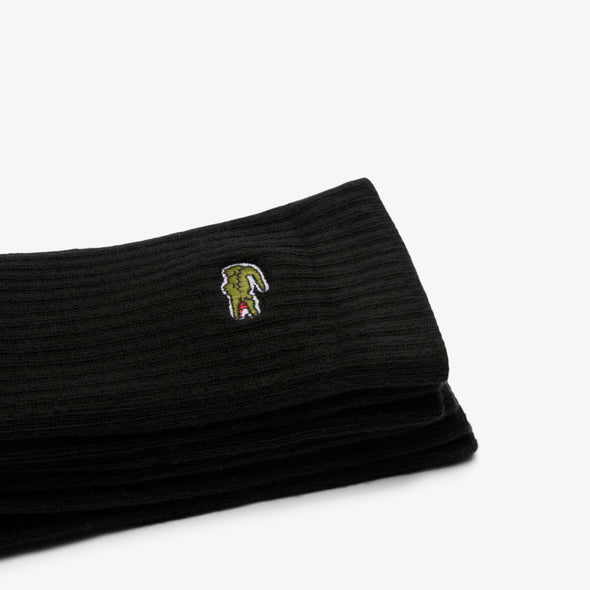 Pack de tres pares de calcetines de hombre lacoste sport corte alto