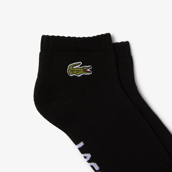 Calcetines de hombre lacoste sport de corte bajo en algodon