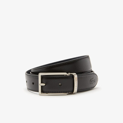 Cinturon lacoste en cuero para caballero