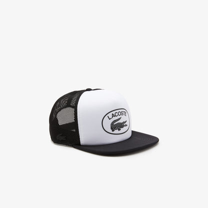 Gorra Lacoste en malla y neopreno