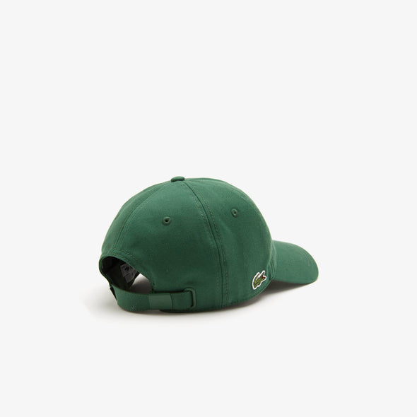 Gorra unisex lacoste en sarga de algodon ecologico