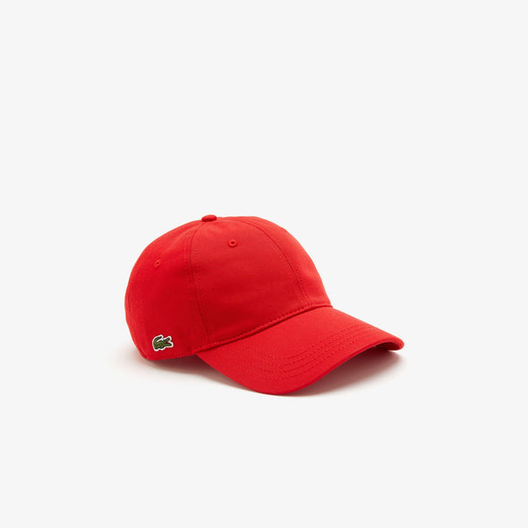 Gorra unisex lacoste en sarga de algodon ecologico