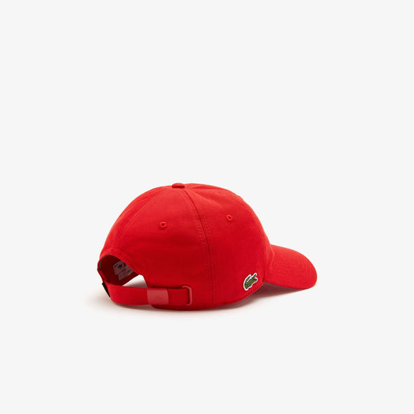 Gorra unisex lacoste en sarga de algodon ecologico