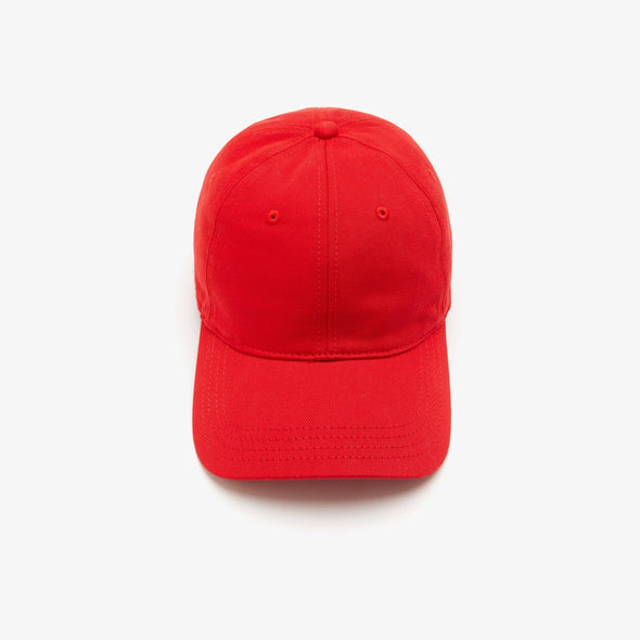 Gorra unisex lacoste en sarga de algodon ecologico