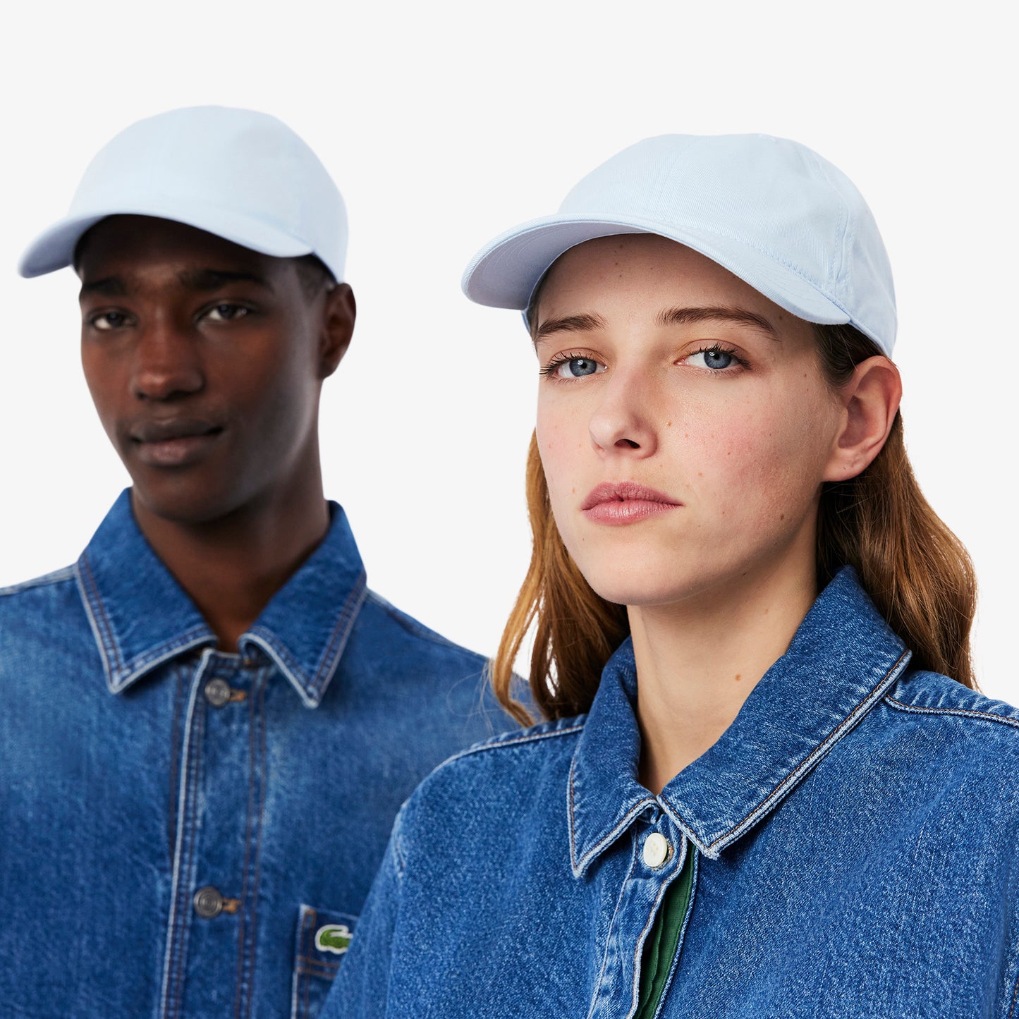 Gorra Lacoste en sarga de algodón ecológico