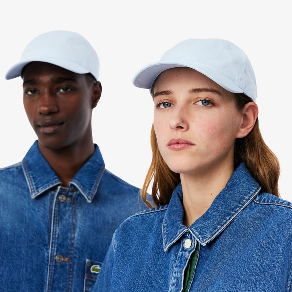 Gorra unisex lacoste en sarga de algodon ecologico