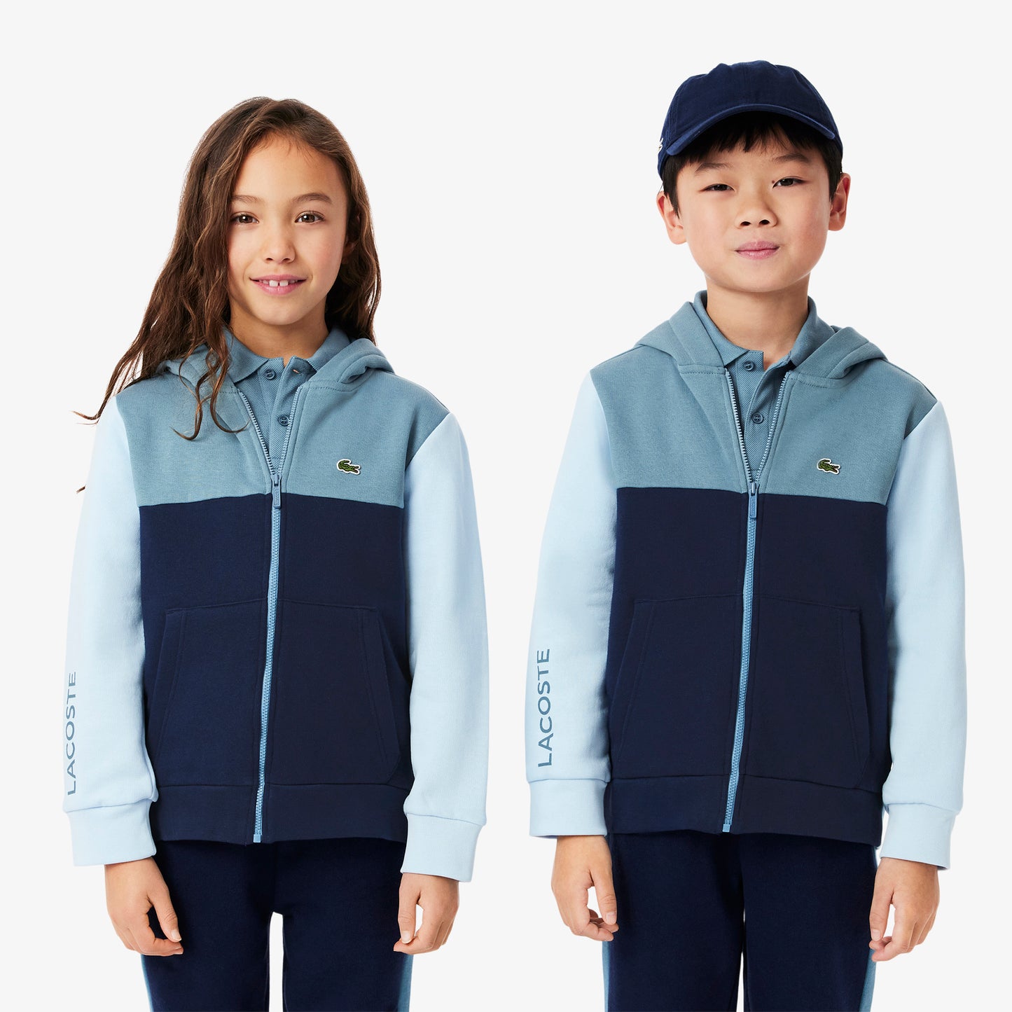 Jacket con capucha Lacoste para niños