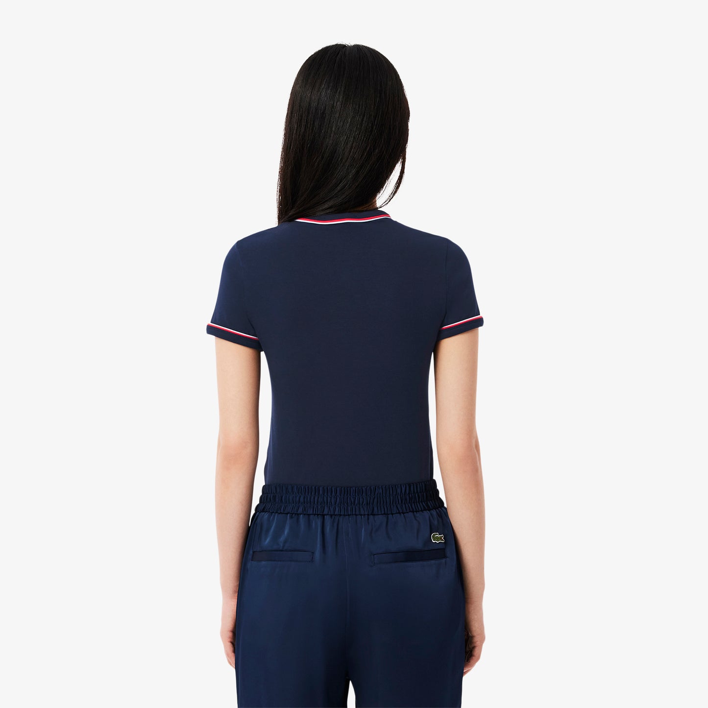 T-shirt cuello redondo Lacoste para dama