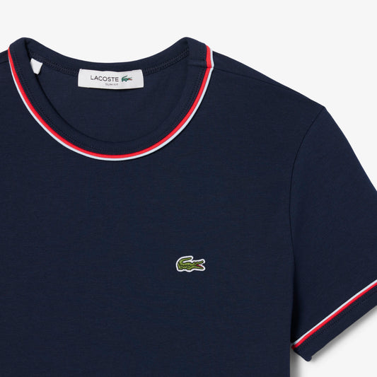 T-shirt cuello redondo Lacoste para dama
