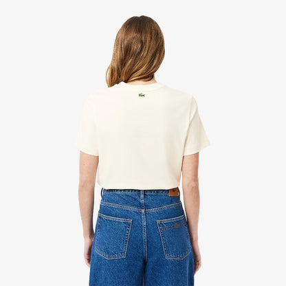 T-shirt cuello redondo Lacoste para dama