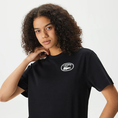 Suéter cuello redondo Lacoste para dama