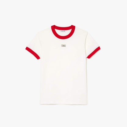 Suéter cuello redondo Lacoste para dama
