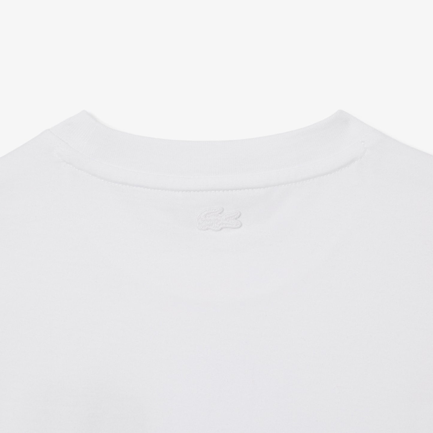 T-shirt cuello redondo Lacoste para dama