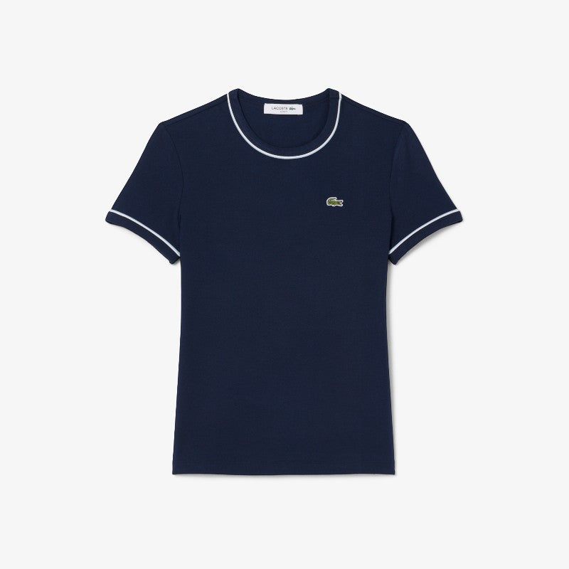 Camiseta tipo jersey Lacoste para dama