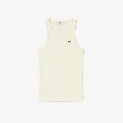 Musculosa lisa slim fit Lacoste para dama