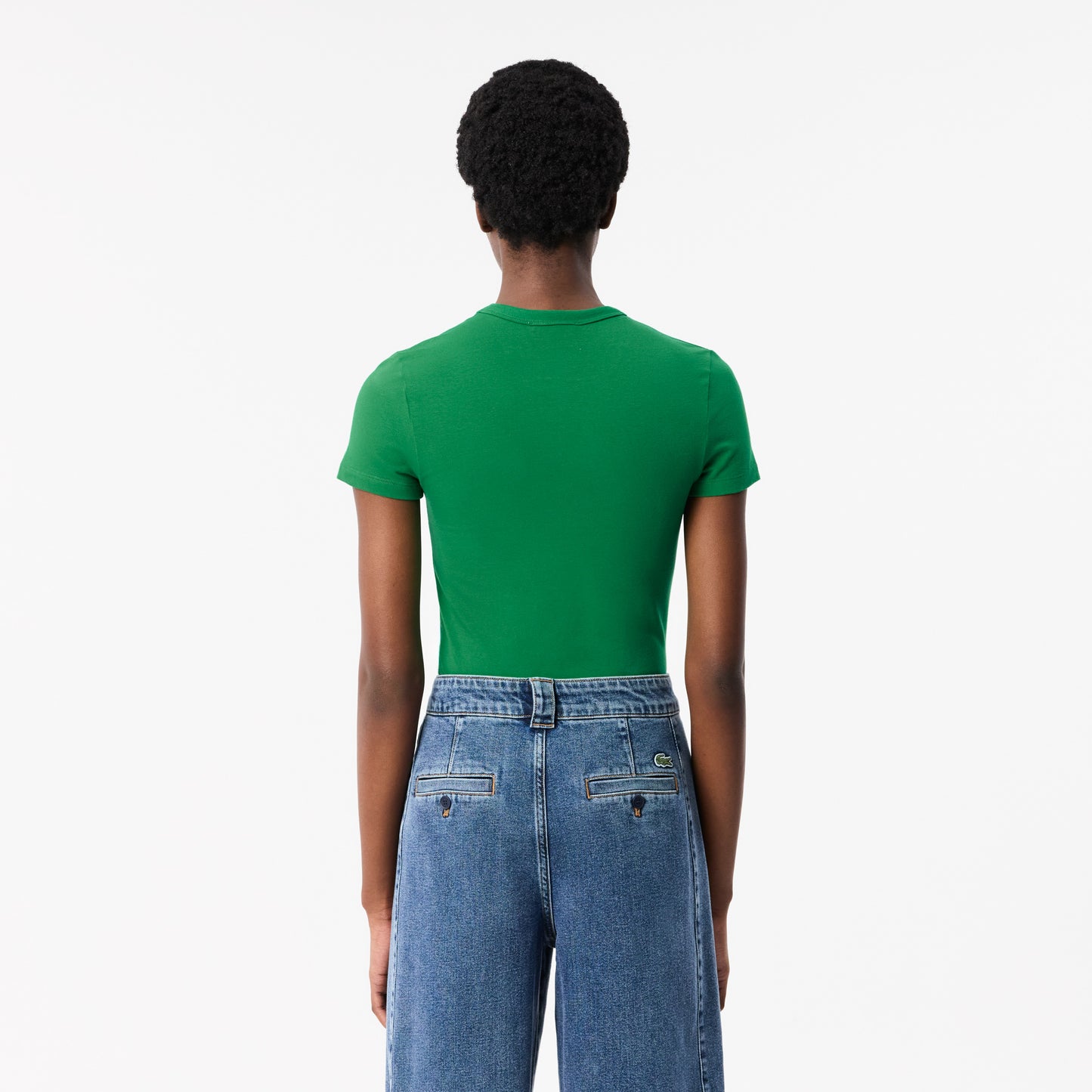 T-shirt cuello redondo Lacoste para dama