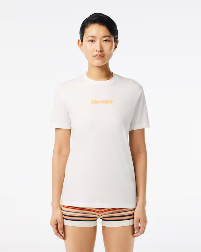 Suéter cuello redondo Lacoste para dama