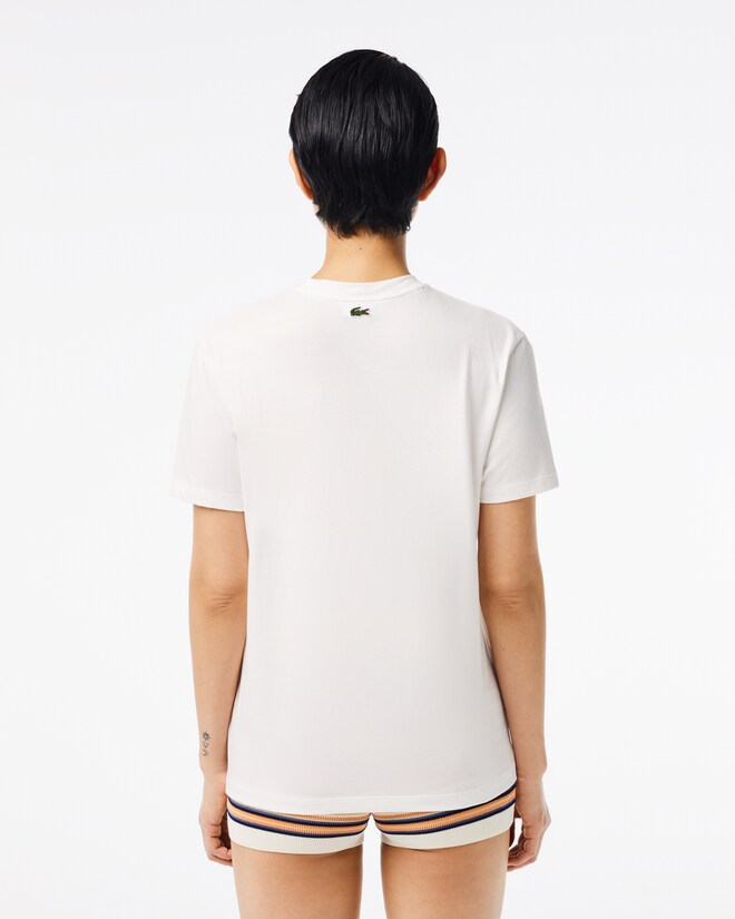 Suéter cuello redondo Lacoste para dama