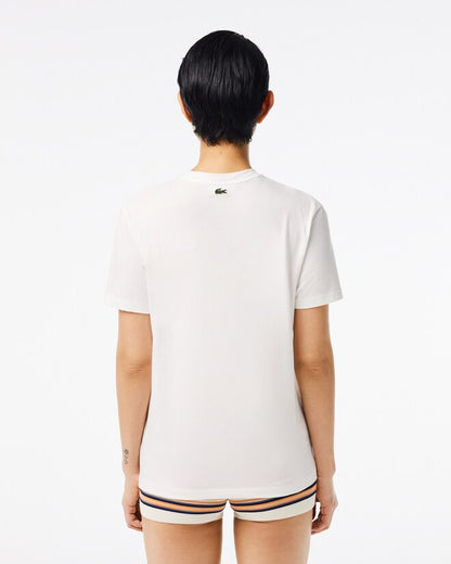 Suéter cuello redondo Lacoste para dama
