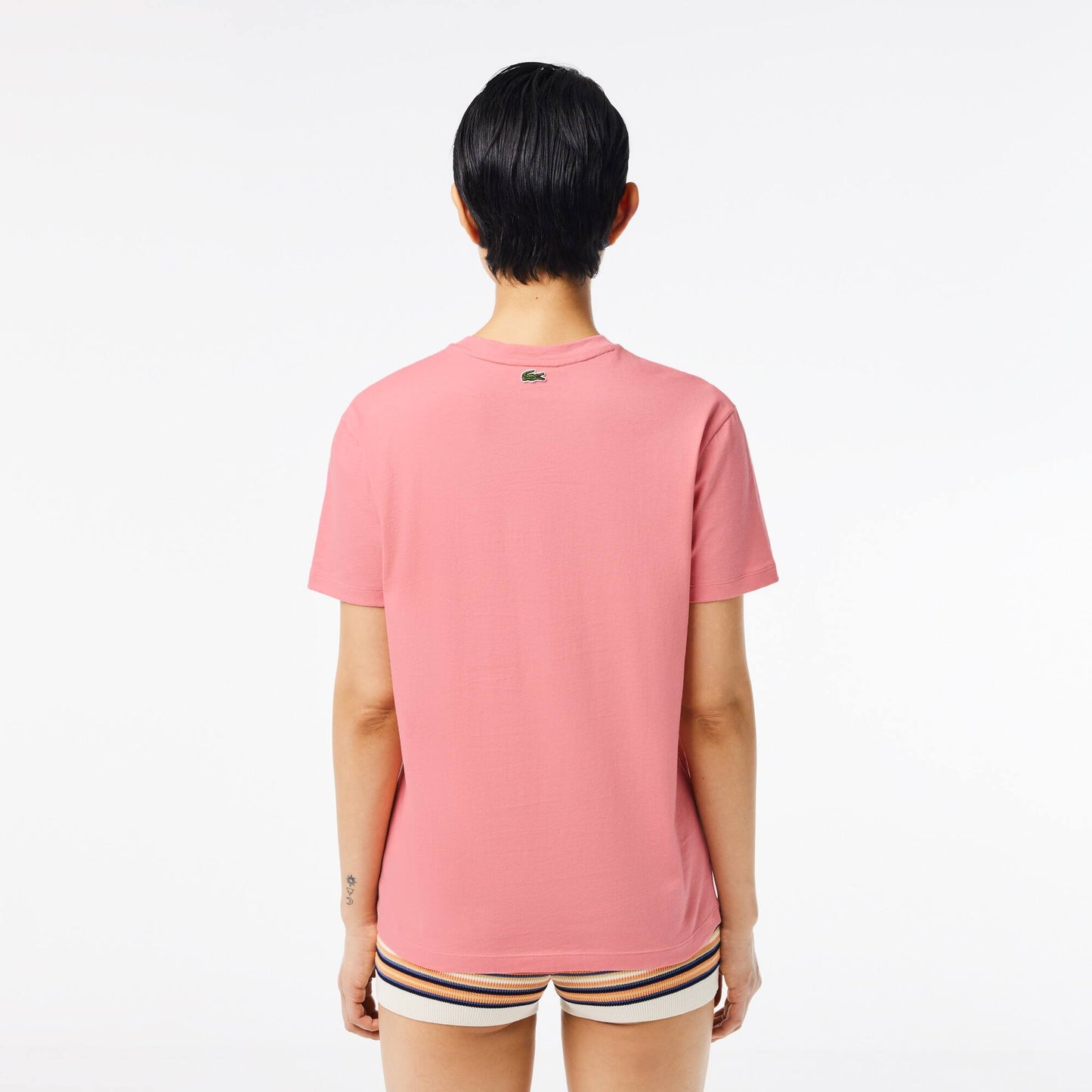 Suéter cuello redondo Lacoste para dama