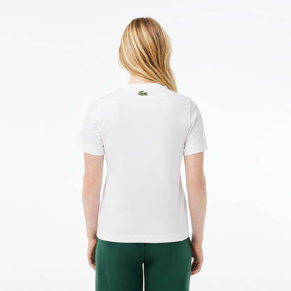 Suéter cuello redondo Lacoste para dama