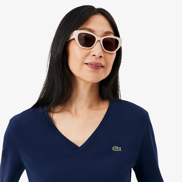 Sueter cuello v para dama