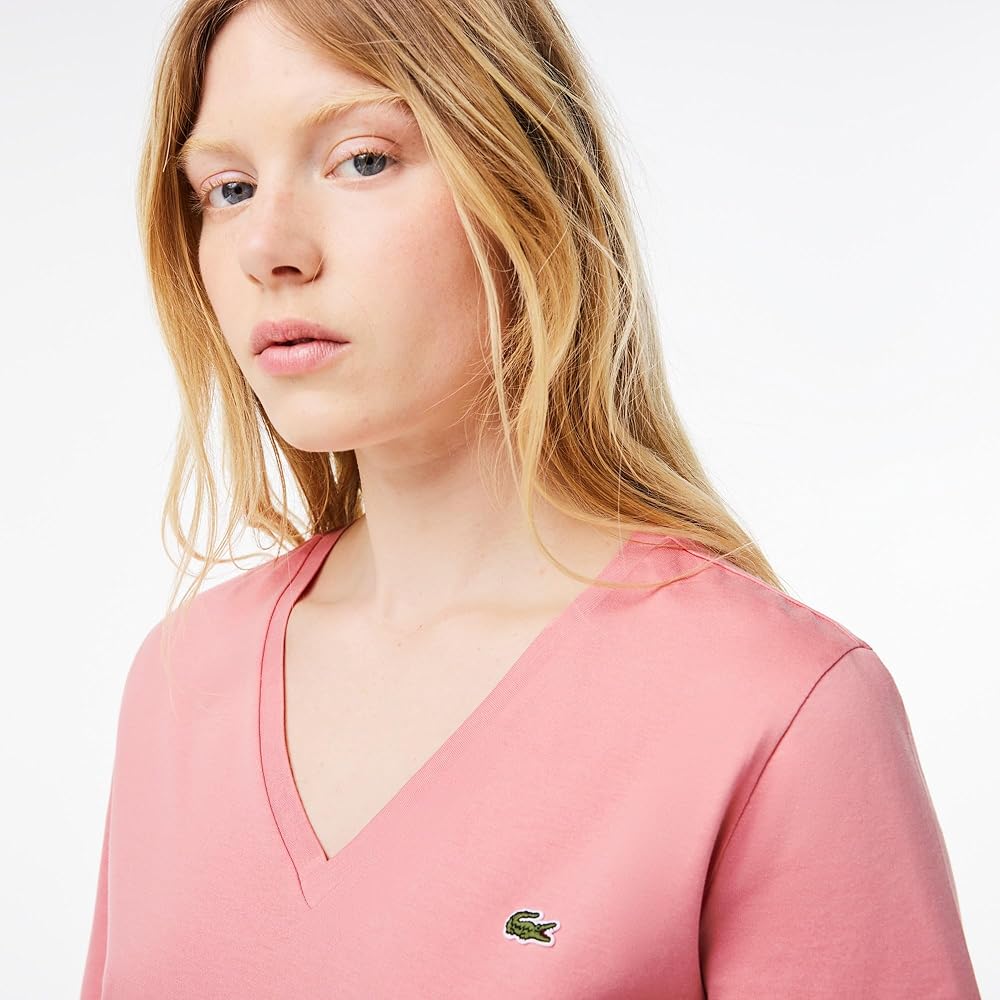 Suéter cuello V Lacoste para dama