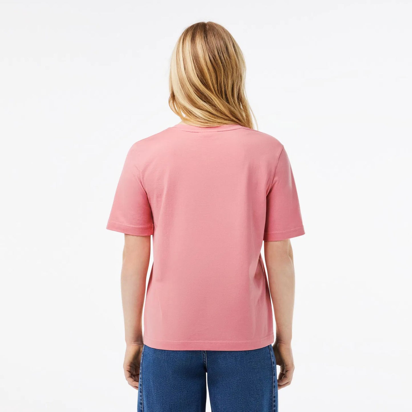 Suéter cuello V Lacoste para dama
