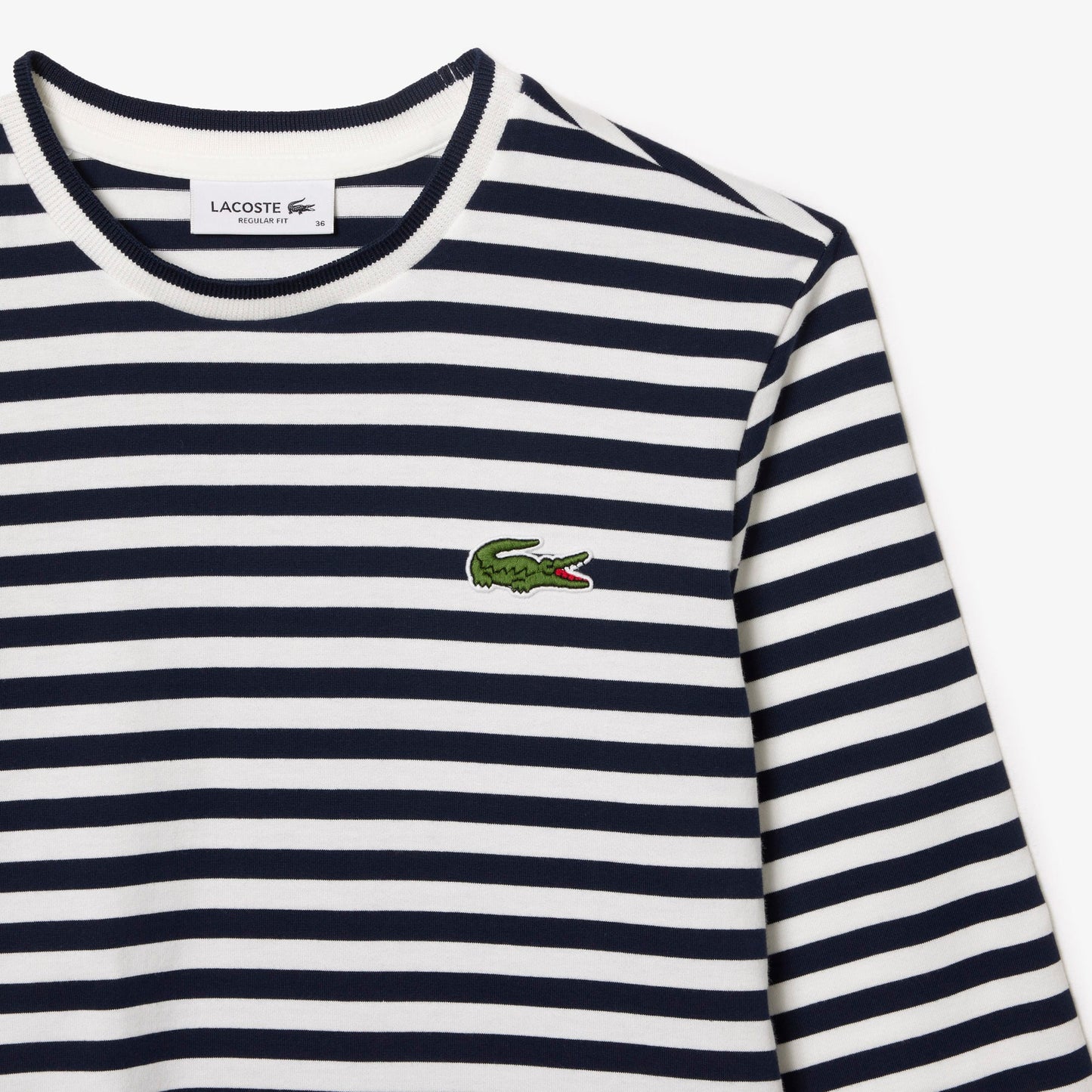 Lacoste T-shirt manga larga tipo sweter sport para dama