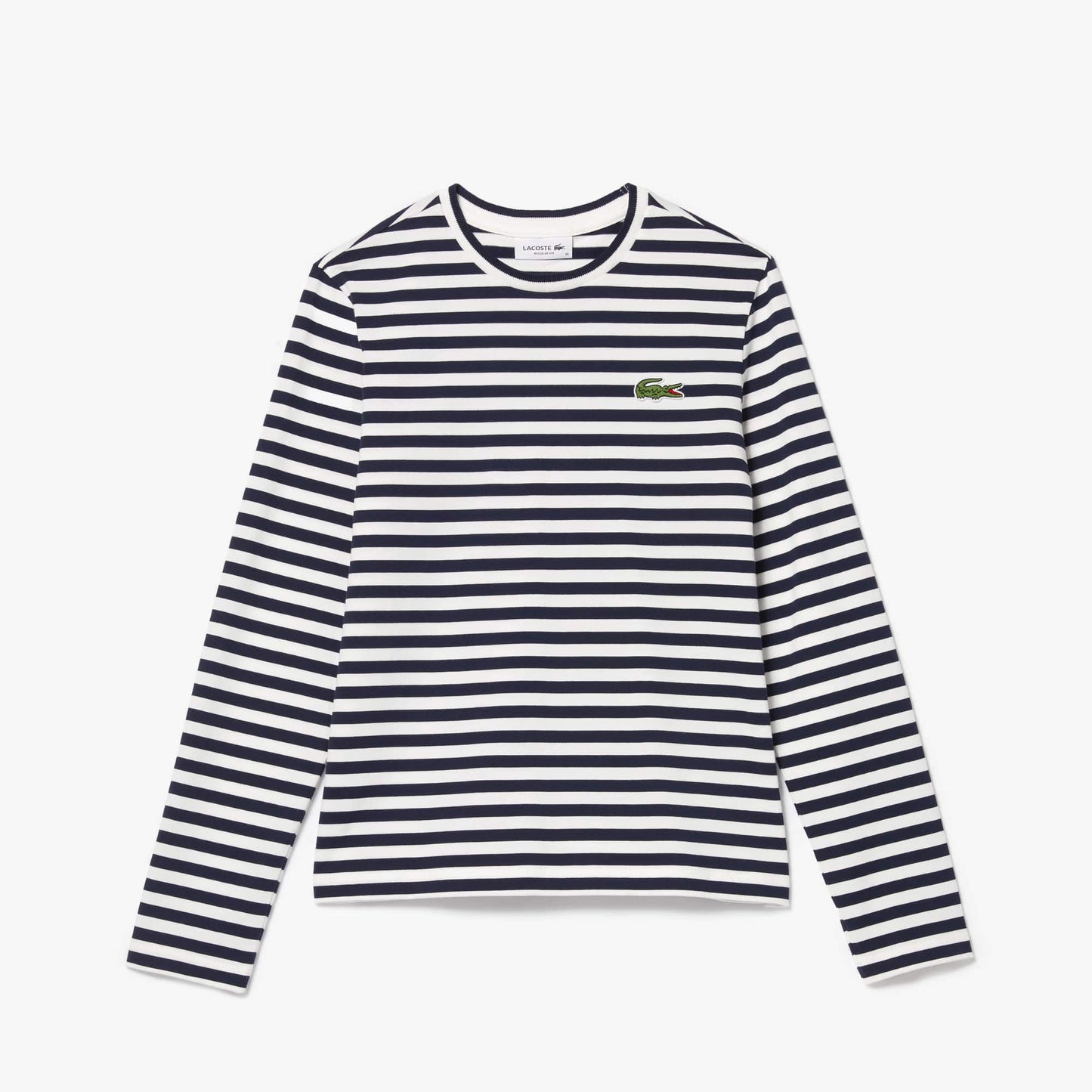 Lacoste T-shirt manga larga tipo sweter sport para dama